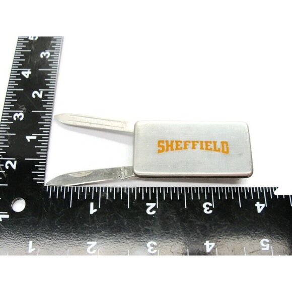 Sheffield Knife File Money Clip Stainless Steel Wallet Credit Card Cash ID - Picture 3 of 10